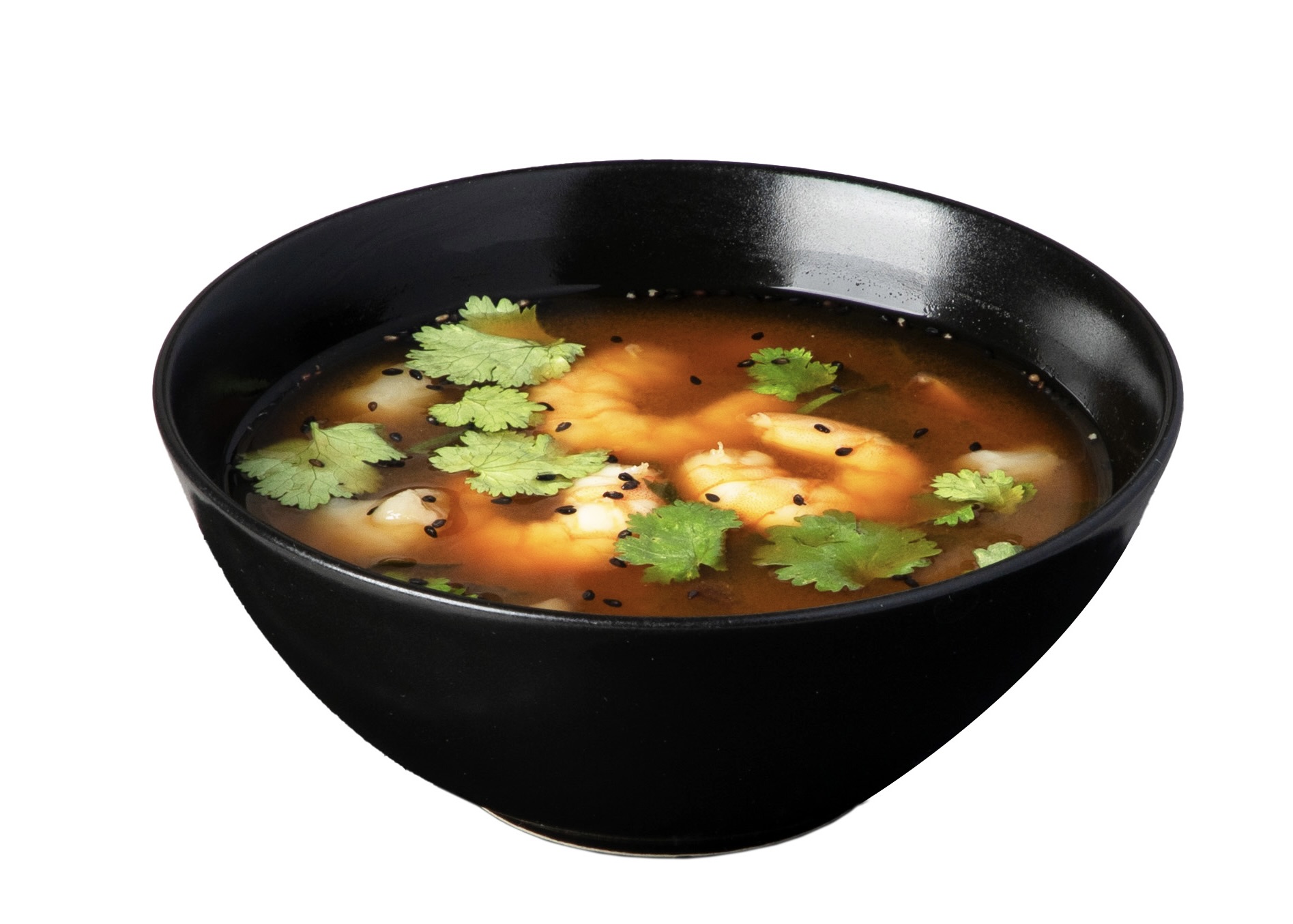 Мисо суп с креветками и гребешком фото12