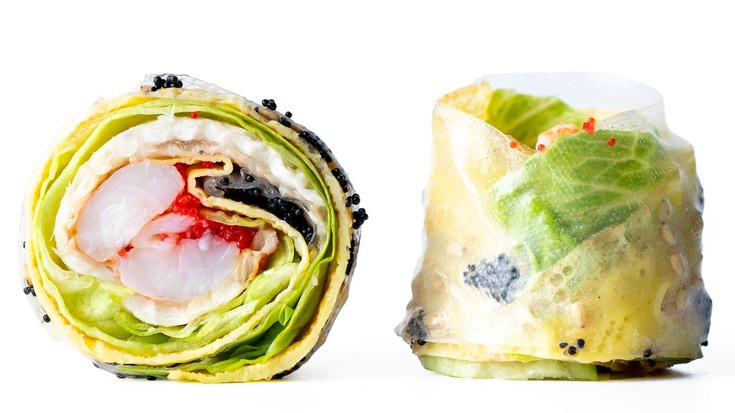 Спринг ролл с угрем и креветкой фото24