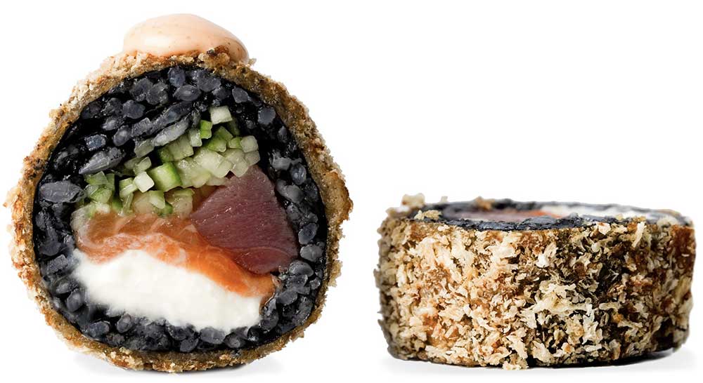 Темпура с лососем и тунцом фото6